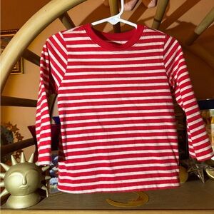 Garanimals Red & White Striped Long-Sleeve Tee
